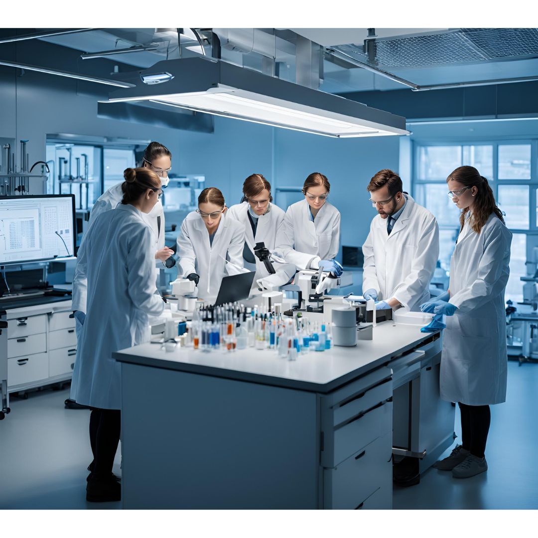 Research lab team