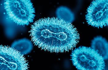 Bluelit monkeypox virus cells